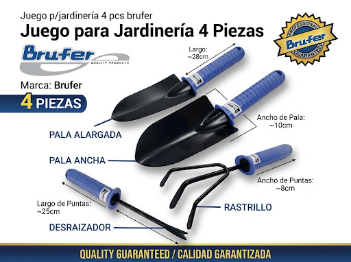 Juego de Jardineria 4 piezas