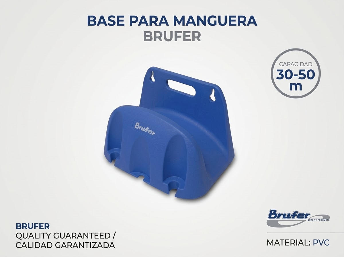 Soporte de pared para manguera